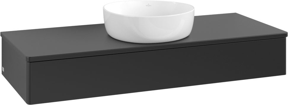 Villeroy & Boch Waschtischunterschrank Antao L10053 1200 mm Anthrazit Matt mit LED-Beleuchtung