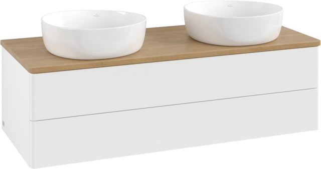 Villeroy & Boch Antao Waschtischunterschrank 1200 mm White Matt Lacquer mit 2 Auszügen