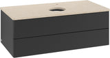 Villeroy & Boch Antao Waschtischunterschrank K20153 1000 mm Anthracite Matt Lackiert