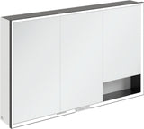 Villeroy & Boch Spiegelschrank My View+ B48110 1000 mm Graphite mit LED-Beleuchtung und SoftClosing