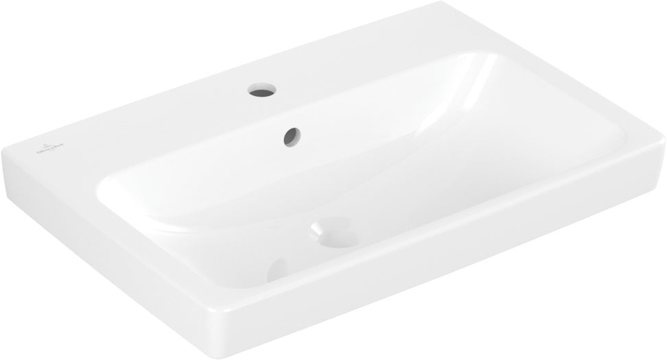 Villeroy & Boch Architectura Wandwaschbecken 650x445mm Rechteck Weiß Alpin