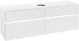 Villeroy & Boch Waschtischunterschrank Collaro C049 B0 1600 mm Glossy White mit Beleuchtung