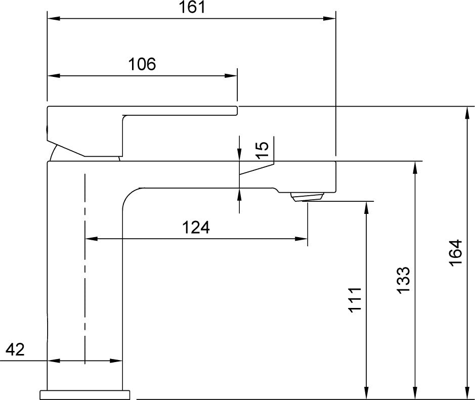 Villeroy & Boch Architectura Waschtischarmatur TVW 103004000 – Eckig, Chrom, mit Zugstangen-Ablaufgarnitur