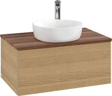 Villeroy & Boch Waschtischunterschrank Antao K30151 800 mm Warm Walnut mit Auszug