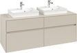 Villeroy & Boch Waschbeckenunterschrank Collaro C076 1400 mm Cashmere Grey mit 4 Auszügen