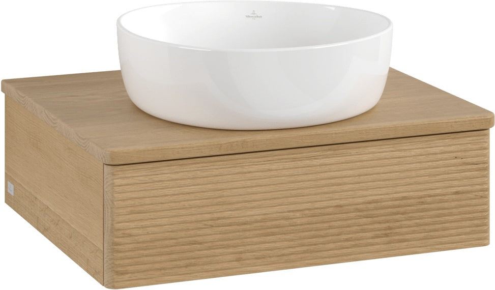 Villeroy & Boch Waschtischunterschrank Antao 600 mm Warm Walnut mit Auszug und SoftClosing