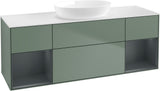 Villeroy & Boch Finion Waschtischunterschrank GD01GF 1600 mm Glossy White Lacquer mit Beleuchtung