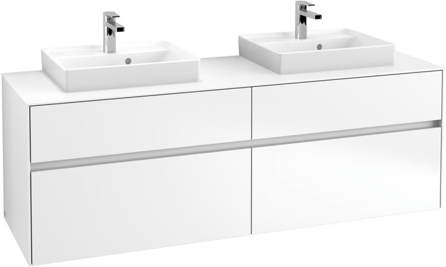 Villeroy & Boch Waschtischunterschrank Collaro C021 B0 1600 mm White Matt mit LED-Beleuchtung