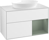 Villeroy & Boch Finion Waschtischunterschrank FA21GFGF 1000 mm Glossy White Lacquer