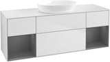 Villeroy & Boch Finion Waschbeckenunterschrank 1600 mm Glossy White Lacquer – mit LED-Beleuchtung