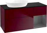 Villeroy & Boch Finion Waschtischunterschrank 1200 mm Glossy White Lacquer mit LED-Beleuchtung