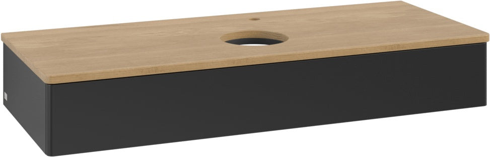 Villeroy & Boch Waschtischunterschrank Antao 1200 mm Anthrazit Matt mit LED-Auszugsbeleuchtung