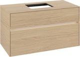 Villeroy & Boch Waschtischunterschrank Collaro C125 B0 Nordic Oak 1000 mm mit LED-Beleuchtung