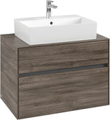 Villeroy & Boch Waschbeckenunterschrank Collaro C12400 Stone Oak 800 mm mit SoftClosing