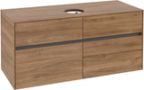 Villeroy & Boch Waschtischunterschrank Collaro C041 Kansas Oak 1200 mm mit 4 Auszügen und SoftClosing