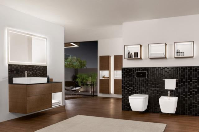 Villeroy & Boch Hochschrank Finion G460GF – Hochglanz Weiß, LED-Beleuchtung, SoftClose