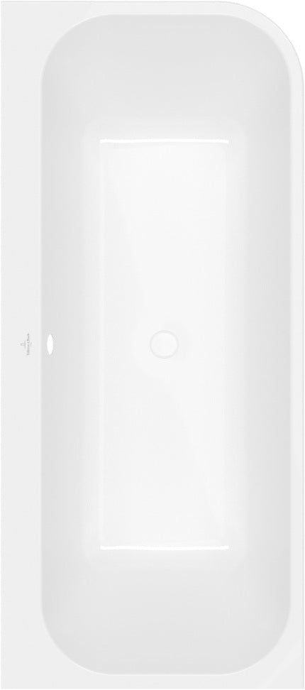 Villeroy & Boch Architectura Airpool Entry Whirlpool 1700x750 mm Weiß Alpin, links