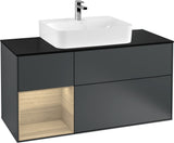 Villeroy & Boch Finion Waschbeckenunterschrank 1200 mm Glossy White mit Beleuchtung