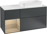 Villeroy & Boch Finion Waschbeckenunterschrank 1200 mm Glossy White Lacquer mit LED-Beleuchtung