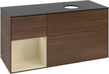 Villeroy & Boch Finion Waschtischunterschrank 1200 mm Glossy White Lacquer mit LED-Beleuchtung