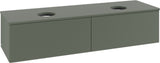 Villeroy & Boch Waschtischunterschrank Antao 1600 mm Leaf Green Matt Lack mit 2 Auszügen