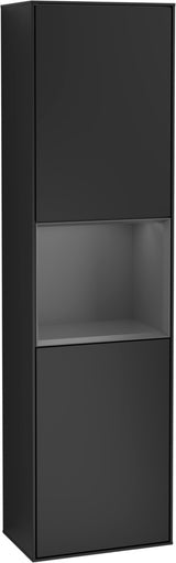 Villeroy & Boch Hochschrank Finion F460GF – 418 mm, Glossy White Lacquer, mit Beleuchtung & SoftClosing