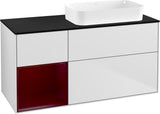 Villeroy & Boch Finion Waschtischunterschrank 120 cm Glossy White Lacquer mit Beleuchtung