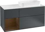 Villeroy & Boch Finion Waschbeckenunterschrank 1200 mm Glossy White Lacquer mit LED-Beleuchtung