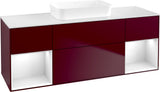 Villeroy & Boch Finion Waschtischunterschrank 1600 mm Glossy White Lacquer mit Beleuchtung