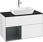 weiß / Mitteldichte Faserplatte (MDF) / G772H G 1000x603x501mm Glossy White