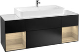 Villeroy & Boch Finion Waschtischunterschrank 1600 mm Glossy White Lacquer mit Beleuchtung