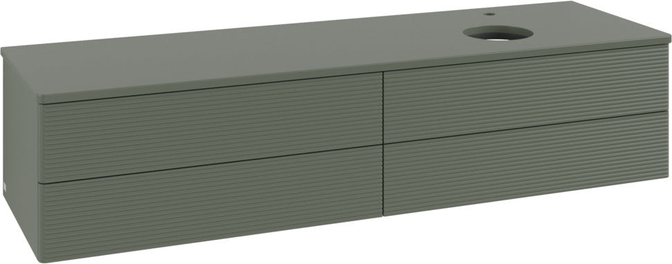 Villeroy & Boch Waschtischunterschrank Antao 1600 mm Anthrazit Matt Lack 4 Auszüge