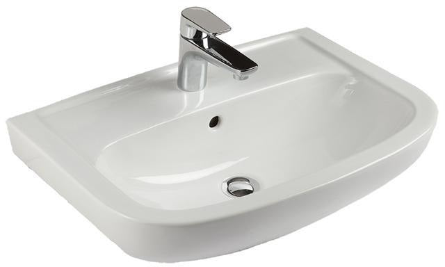 Villeroy & Boch Möbelwaschtisch Saval 2.0 600x420mm Weiß Alpin mit Überlauf