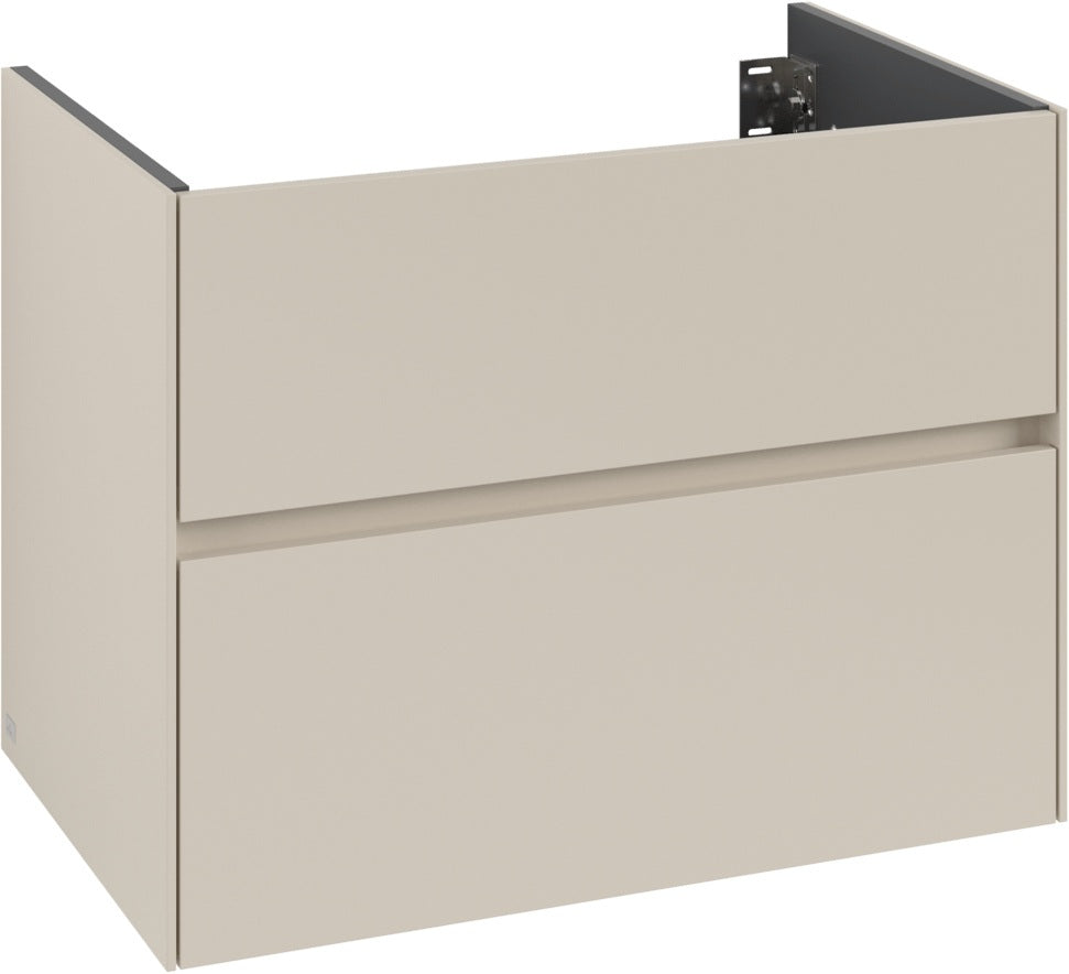 Villeroy & Boch Waschbeckenunterschrank Collaro C13800 White Oak – 796 mm, 2 Auszüge, SoftClosing