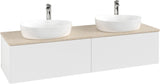 Villeroy & Boch Waschtischunterschrank Antao K39053 1600 mm Weiß Matt mit 2 Auszügen