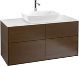 Villeroy & Boch Finion Waschtischunterschrank 1200 mm Glossy White Lacquer mit SoftClosing