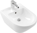 Villeroy & Boch Architectura Wand-Bidet 370 x 530 mm rund weiß alpin mit Überlauf