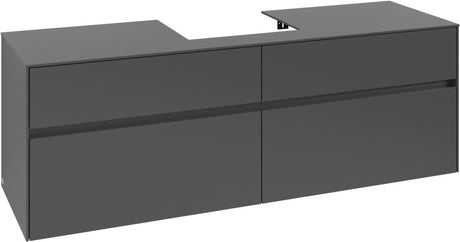 Villeroy & Boch Waschtischunterschrank Collaro C077 B0 1600 mm White Oak mit Beleuchtung und SoftClosing