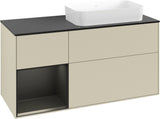 Villeroy & Boch Waschtischunterschrank Finion G682G 1200 mm Glossy White mit Beleuchtung