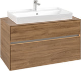 Villeroy & Boch Waschtischunterschrank Collaro Kansas Oak 1000 mm mit LED-Beleuchtung und SoftClosing