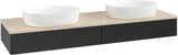 Villeroy & Boch Waschtischunterschrank Antao L17013 1600 mm Anthrazit Matt mit Beleuchtung
