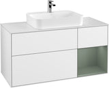 Villeroy & Boch Waschtischunterschrank Finion F421G 1200 mm Glossy White Lacquer