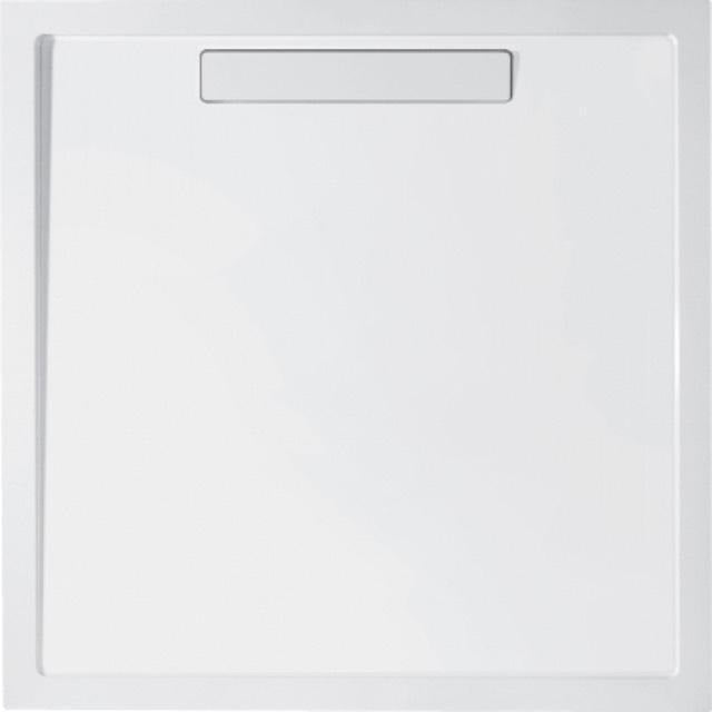 Villeroy & Boch Duschwanne SUPER FLAT SQUARO Quadrat 900x900x18mm stone white