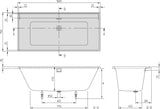 Villeroy & Boch Collaro Badewanne 1600x750mm Rechteck Weiß Alpin