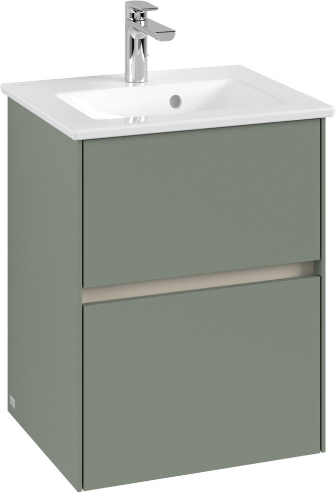 Villeroy & Boch Waschbeckenunterschrank Collaro C141 White Oak 472 mm mit SoftClosing