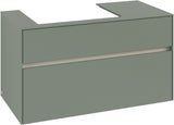 Villeroy & Boch Waschtischunterschrank Collaro C017 B0 1000 mm White Oak mit Beleuchtung und SoftClosing