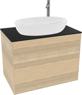 Villeroy & Boch Finion Waschbeckenunterschrank F87200GF – 800 mm, Glossy White Lacquer, mit Push-to-open