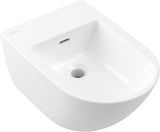 Villeroy & Boch Antao Wand-Bidet 375 x 560 mm oval Weiß Alpin CeramicPlus, wandhängend