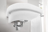 Villeroy & Boch Wandwaschbecken ViCare 411955 – 555 x 540 x 195 mm, oval, Weiß Alpin, barrierefrei, Wandmontage