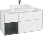 weiß / Mitteldichte Faserplatte (MDF) / G161H G 1200x603x501mm Glossy White
